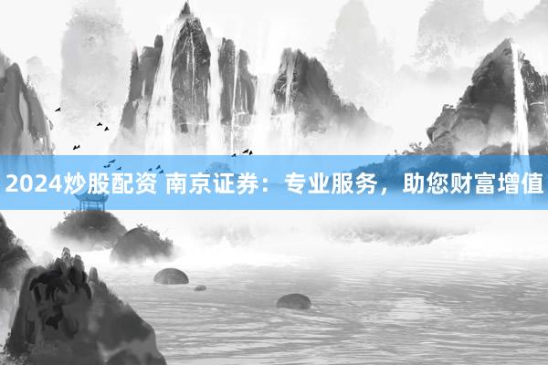 2024炒股配资 南京证券：专业服务，助您财富增值